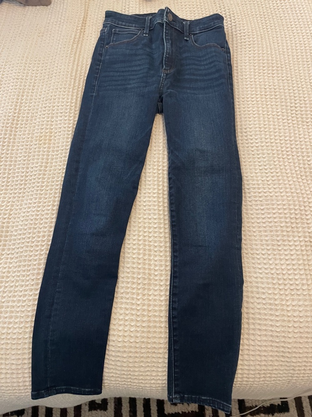 Abercrombie & Fitch Women's Dark High Rise Ankle Leg Jeans